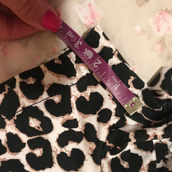 Macbeth collection animal print shorts SZ M - Picture 6 of 6